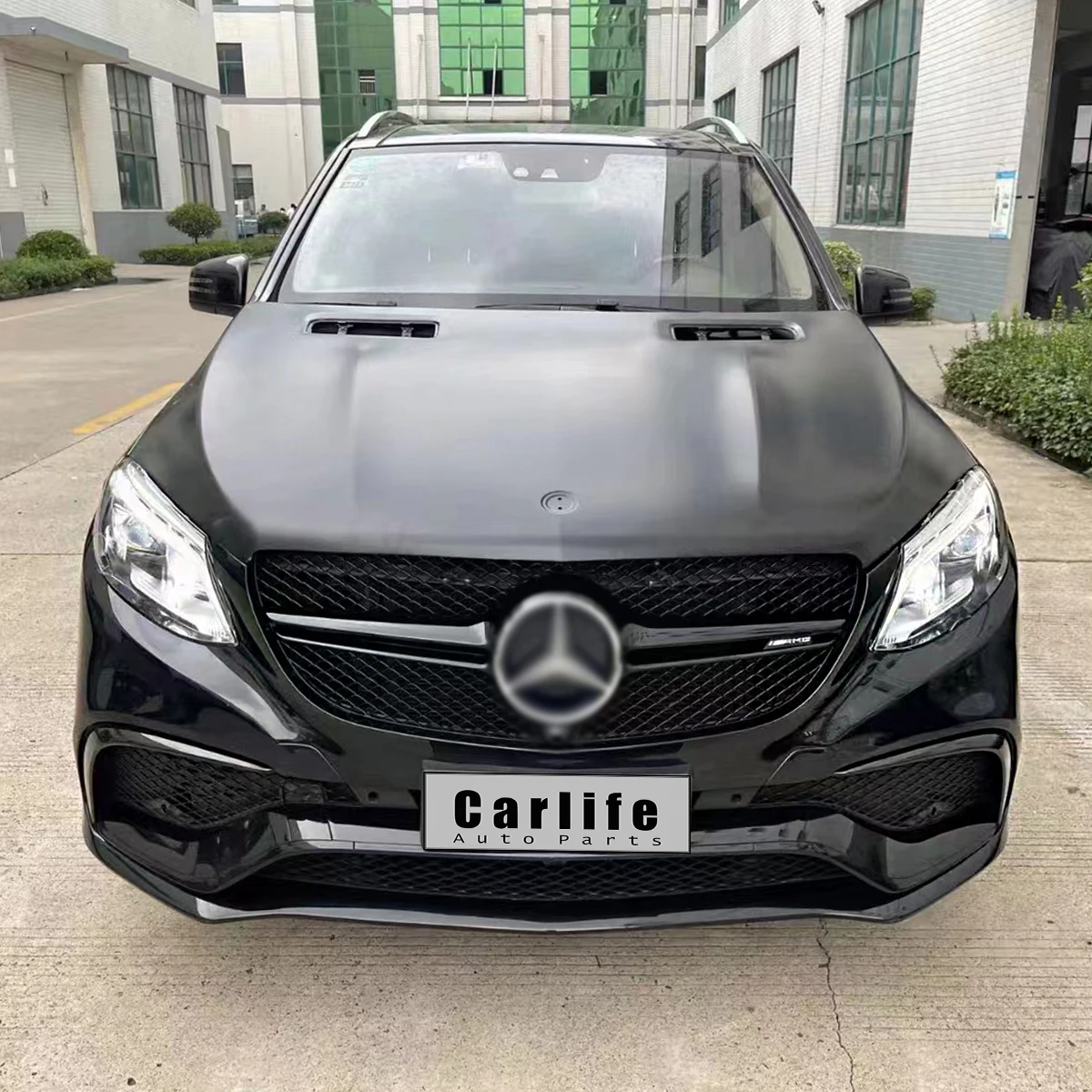 Excellent PP Plastic Body Parts Bumpers Bodykit For Mercedes Benz ML Class W166 2012-2015 Change To 2019 GLE AMG Style .