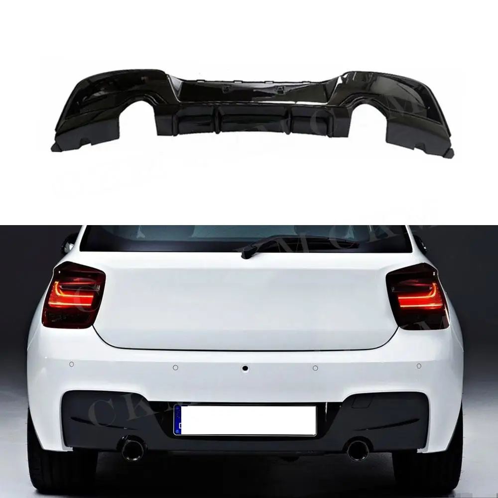 

ABS Carbon Fiber Look Rear Bumper Lip Diffuser Guard For BMW 1 Series F20 M Sport M135i 2012-2014 Rear Diffuser Body Kits