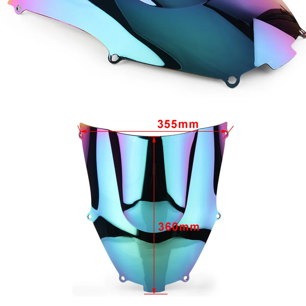 Motorcycle Double Bubble Windshield Deflector Protector Wind Screen For Kawasaki ninja ZX9R 2000 -2001 2002 2003 2004 2005 ZX 9R