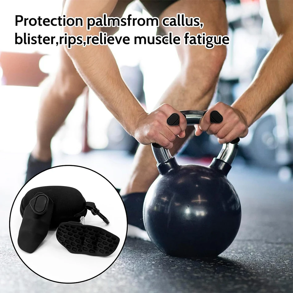New Anti-Slip Grip Strengthener No Sweaty Breathable Comfort Workout Grips Portable Hand Gripper Fingerless for Dumbbell Lifting