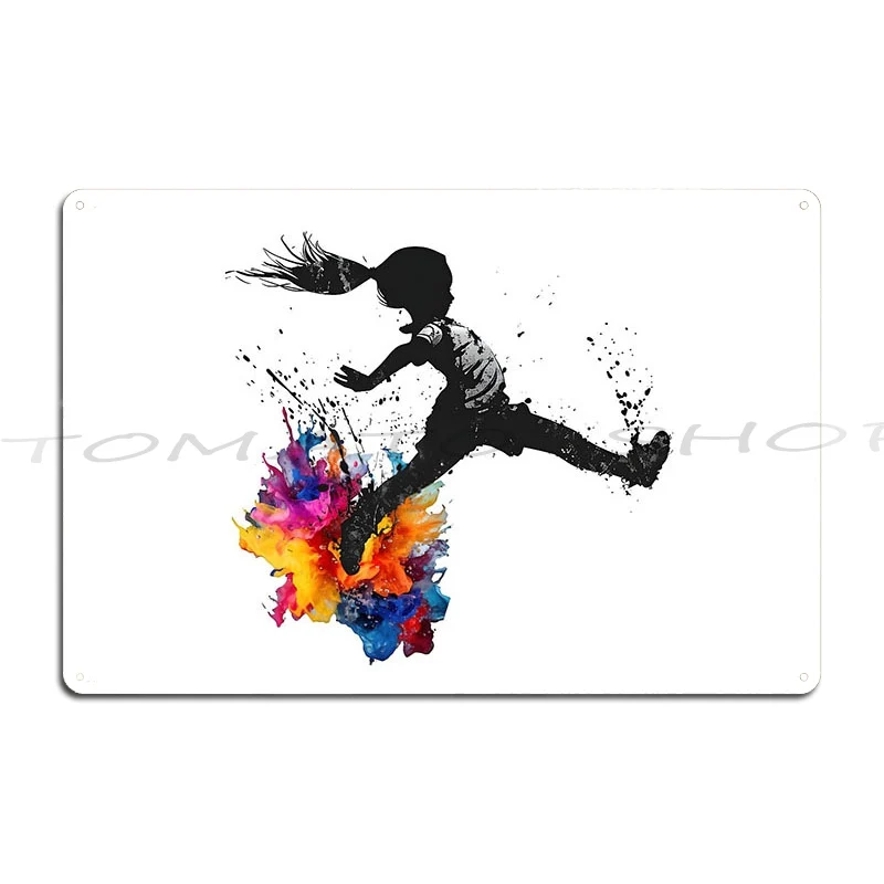 Banksy Stencil Style Urban Graffiti Metal Sign Plaques Wall Plaque Garage Plaques Printing Tin Sign Poster