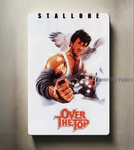 Over The Top Sylvester Movie Metal Poster Tin Sign 20x30cm-a