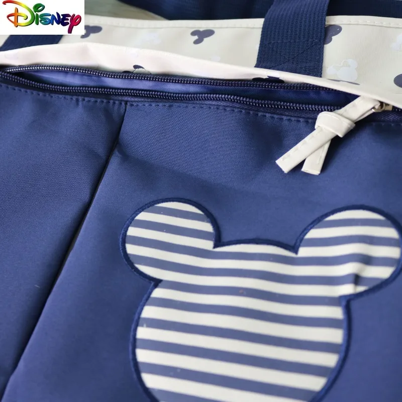 Disney Multi functional 5-piece Mother and Child Pack, Women's Fashion Cartoon Mickey Large Capacity Storage Backpack