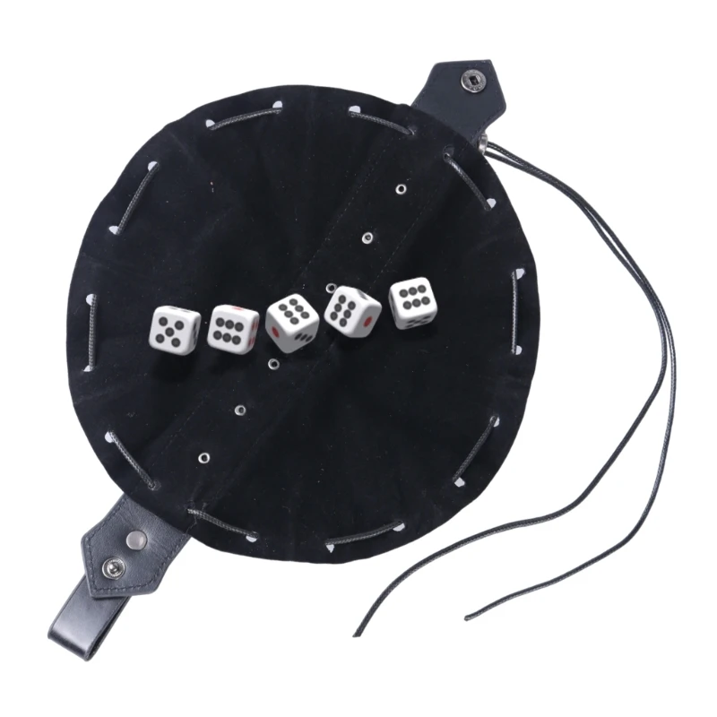 

Belt Medieval Drawstring Bag PU Leather Coin Purse Halloween Waist Pack