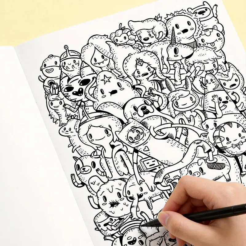One Line Drawing and Copying Graffiti Drawing Book 22 Different Patterns One Graffiti Line Drawing Coloring Book Excluding Pens image 5