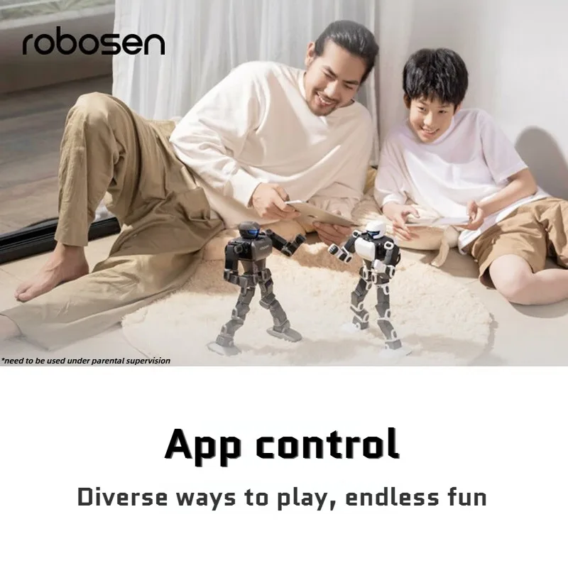 Robosen crianças robô inteligente espaço scout ai robô programável interação de voz aprendizagem robô brinquedo educativo presente aniversário