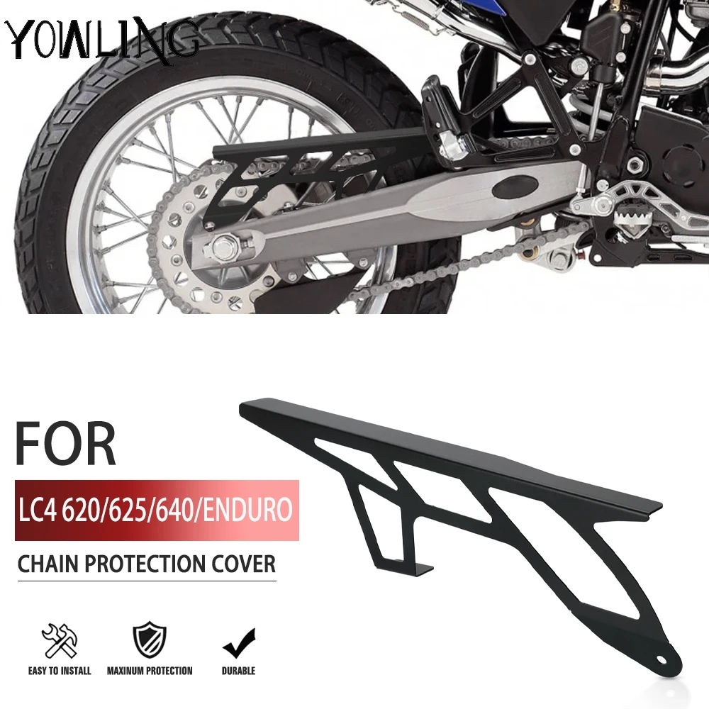 For 400 EXC SXC SX LC4 R E SUP-COMP SUPER-COMP LS-E / MIL 400 TXC 400SC Motorcycle Accessories Chain Guide Guard Protector Cover