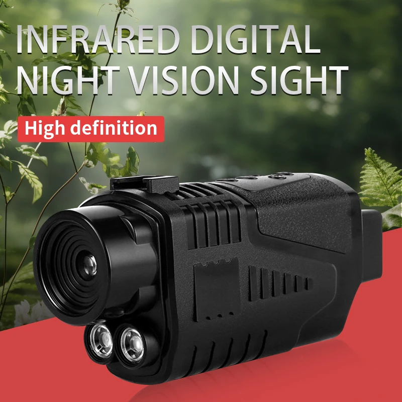 Telescope Night Vision Goggles Monocular HD Infrared 8X Zoom Camera Distanc For Outdoor Search Hunting Observing Animals