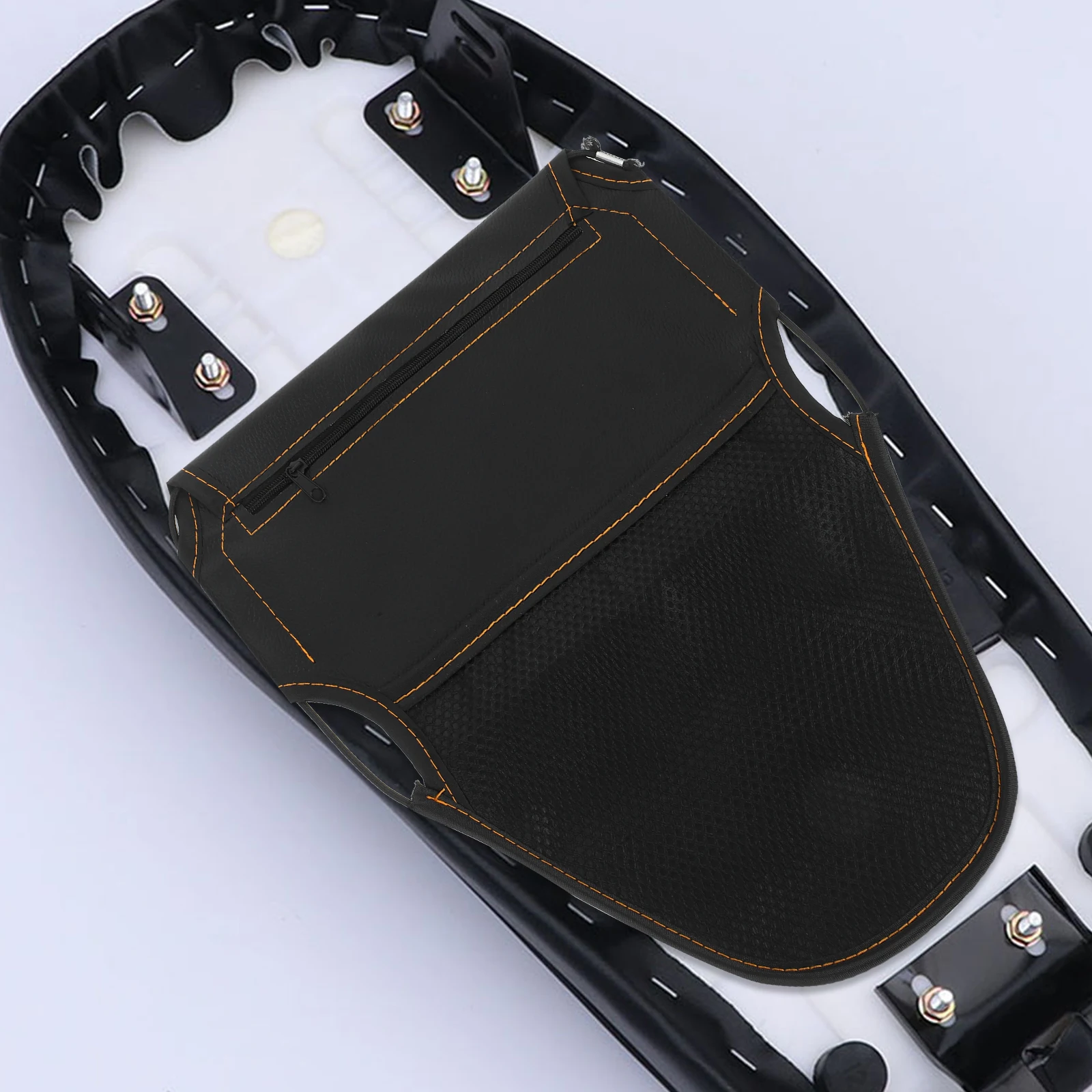 

Motorcycle Under Seat Bag Multifunctional Storage Pouch Durable Oxford Cloth Internal Compartments Secure Fastening