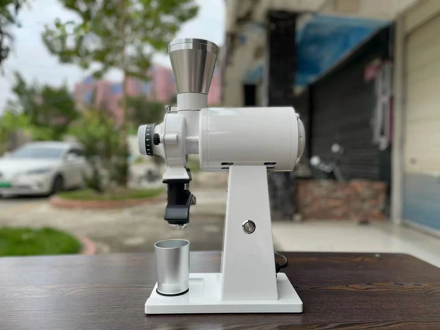 سبائك التيتانيوم سكين مسطح 90 مللي متر اسبريسو طاحونة اليد صب SOE القهوة طاحونة الكهربائية التجارية الشاي طاحونة 400 واط