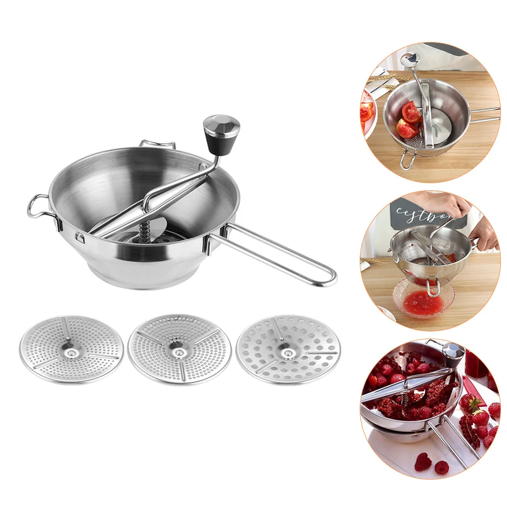 

Food Blender Ricer Cauliflower Machine Electric Whisk Applesauce Potato Masher Manual Crusher Dad