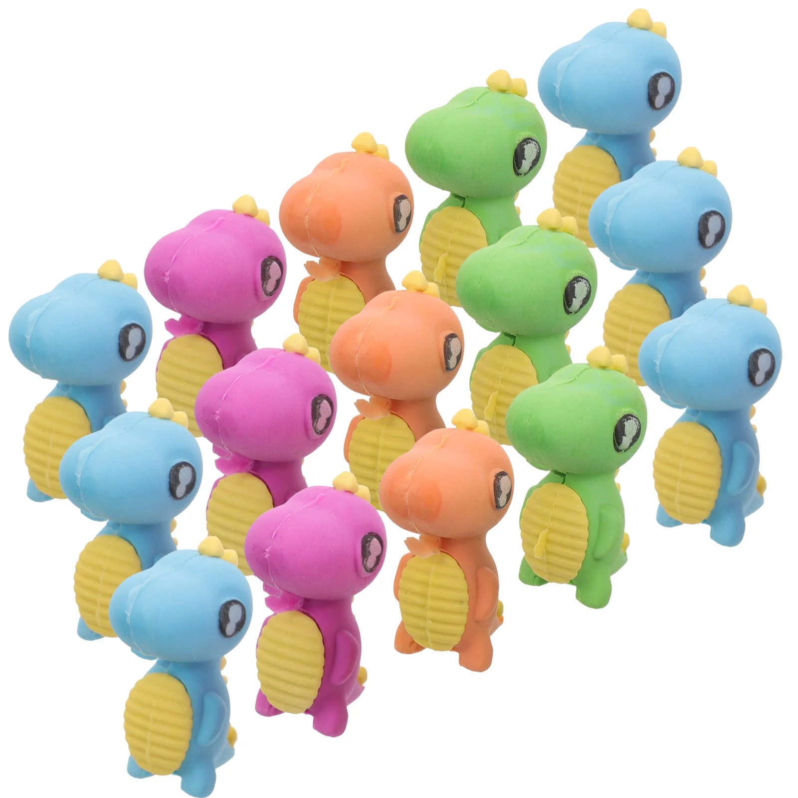 15Pcs Detachable Mini Erasers Colorful Kids Eraser Lovely Eraser (Random Color) (Random Style) Erasers for Kids