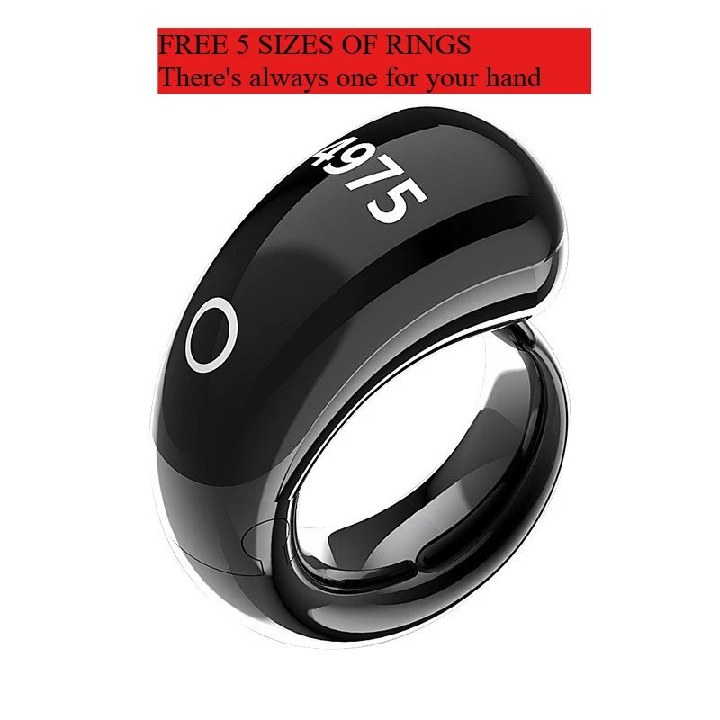 

Digital OLED Display Multifunctional Smart Ring Counter Vibration Reminder Electronic Counter Smart Ring
