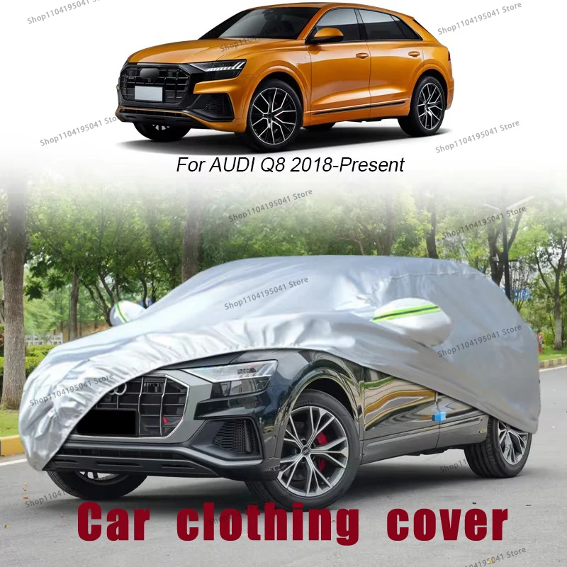 

For AUDI Q8 Full Car Cover Rain Frost Snow Car protective cover ,UV protection,Car paint protection