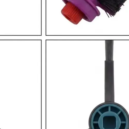 Vacuum Cleaner Accessories Robot Vacuum Brush Set Reinforced Nylon Bristles Sturdy Construction Comprehensive Cleaning Solution