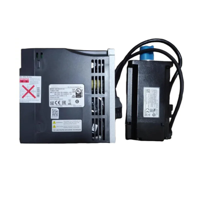 ASD-B2-0721-B+ECMA-C20807RS servo motor drive motor kit with 3m cable