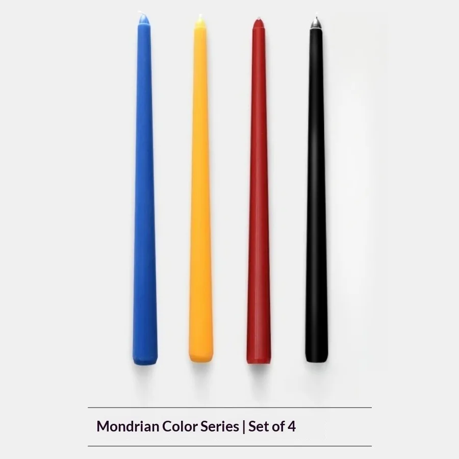 4 Stück/Box 25cm/9,84 Zoll Morandi Farbverlauf Stabkerzen-Set, Lange Unparfümierte Kerzen für Hochzeit, Abendessen, Party & Heimdekoration – Detail 11