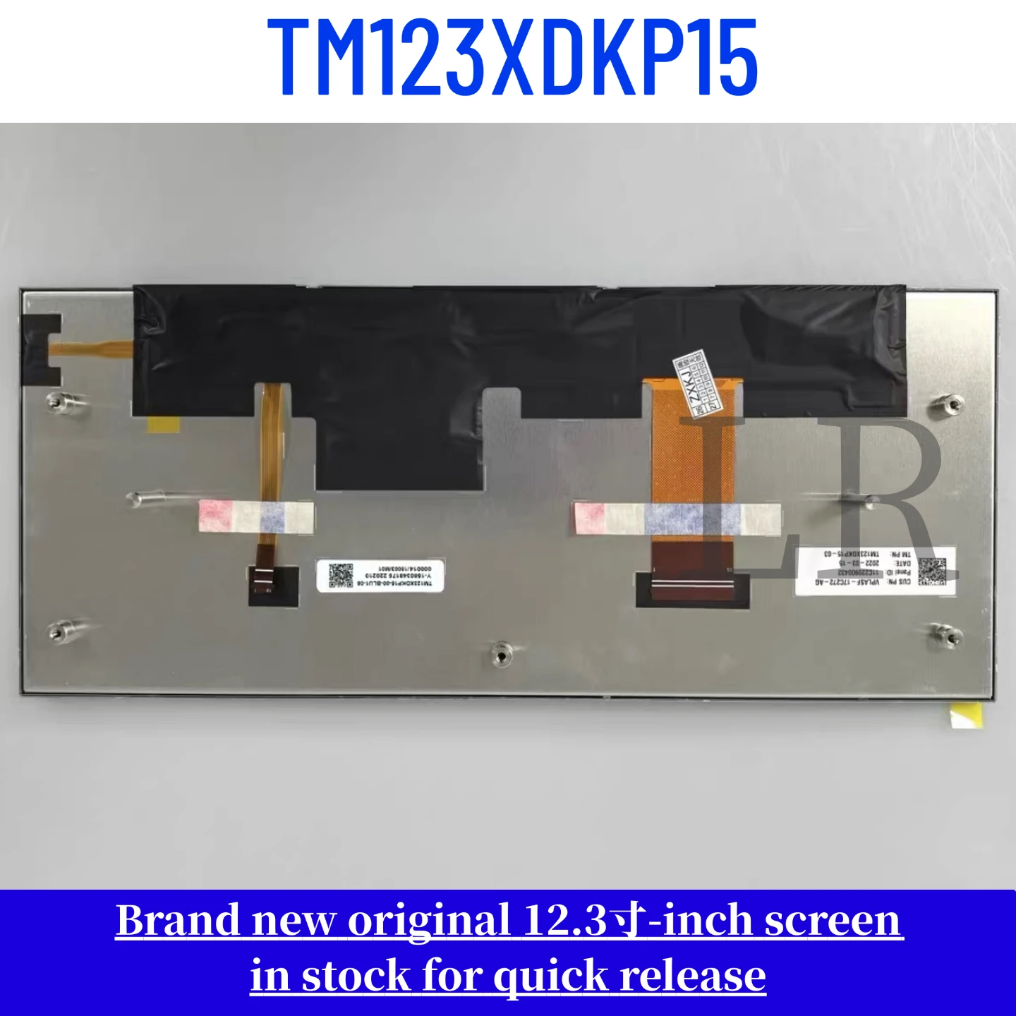 Genuine 12.3-inch TM123XDKP15 LCD display for the instrument cluster of the new Toyota Camry and CHR