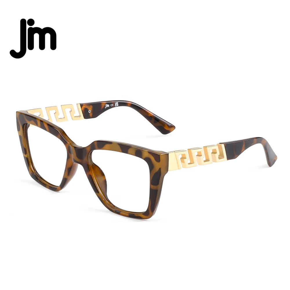 JM 1 PCS Oprah Style Reading Glasses for Women, Oversized Fashion Blue Light Blocking Computer Readers