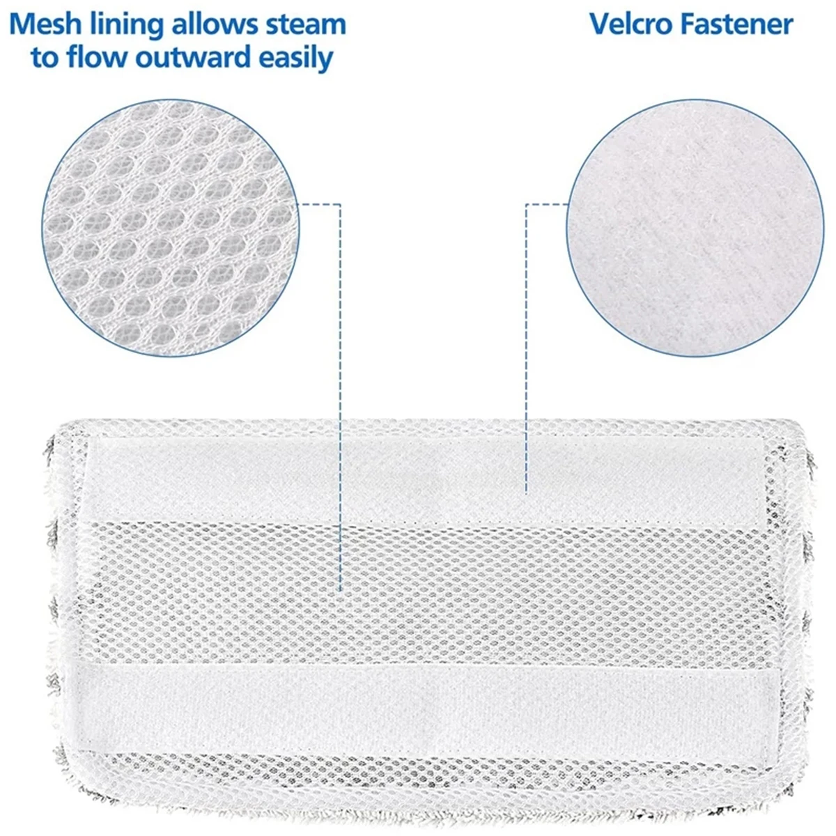 4PCS/Set Microfiber Steam Mop Replacemen Pad Washable Cleaner Pad for Shark Steam Mop S1000 S1000A S1000C S1000WM S1001C Mop Rag