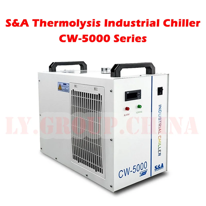 

S&A Thermolysis Industrial Chiller CW-5000 Series For CO2 Glass Laser Tube 120W Water Cooler CNC Spindle Cooling