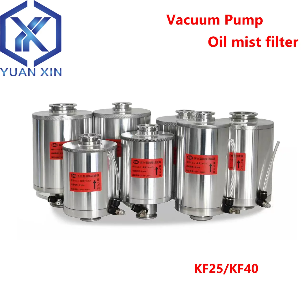 

Вакуумный насос, масляный туманный фильтр KF25/KF40, тип возвращения масла, выхлопной масляный туман, фильтр коллектора, высокоточный фильтр