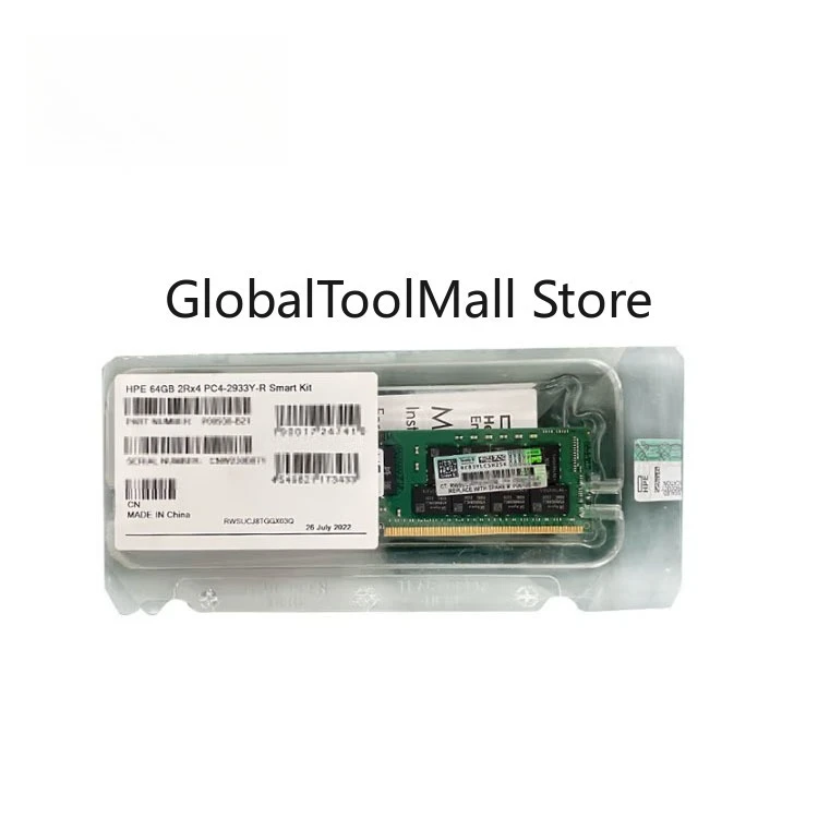 HPE P43331-B21 64GB (1x64GB) Dual Rank X4 DDR5-4800 CAS-40-39-39 EC8 Registered Smart Memory Kit P43331-B21