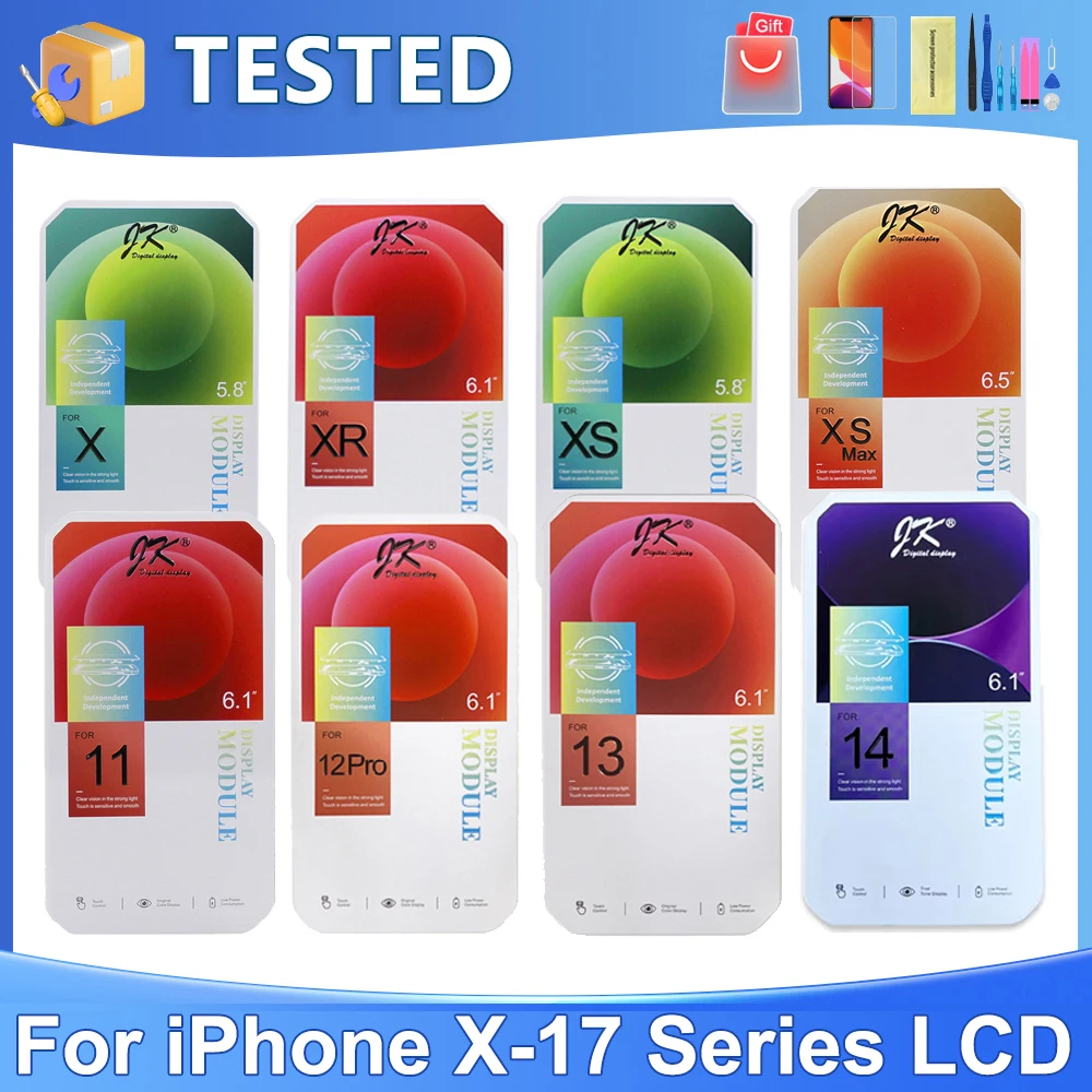 PINZHENG High Quality Display INCELL OLED OEM AMOLED For iPhone XS MAX X XR 11 12 13 MINI PRO PROMAX Screen Replacement LCD