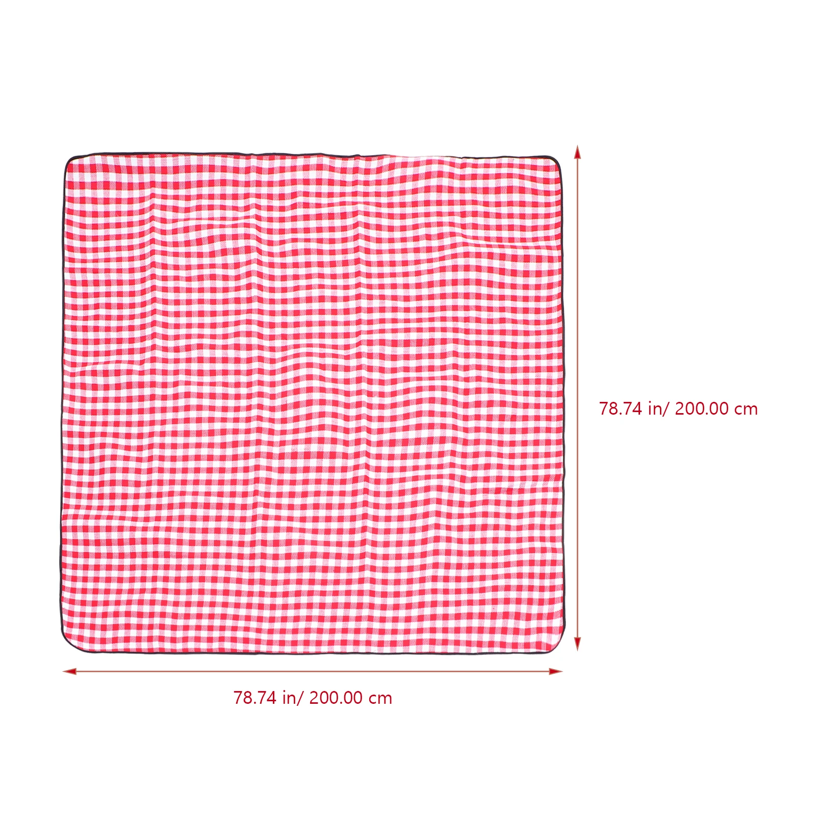 

1 pc Thickened Waterproof Picnic Mat Foldable Portable Cushion For Outdoor Camping Beach Use With Carry Bag Retractable Belt