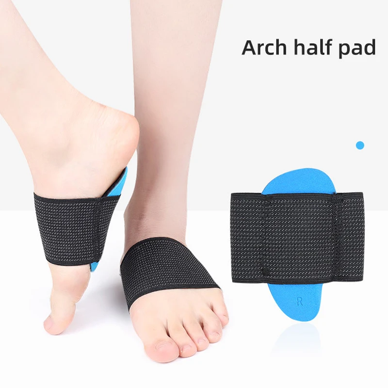 Absorb Shocking Foot Arch Support Insole for Flatfoot Correction Pedicure Insoles Cushion Pad Foot Splint Bunion Toe Separator