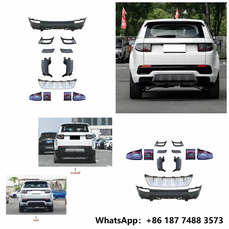 Factory Sales 2015-2019 Old Upgrade 2020 Style Front Bumper Plug and Play LED Taillights Body Kit for Discovery 5 Sport