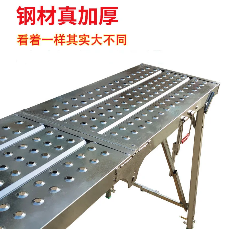 Foldable Maintenance Work Bench Portable Decor Stool Lightweight Construction Scaffold Seat