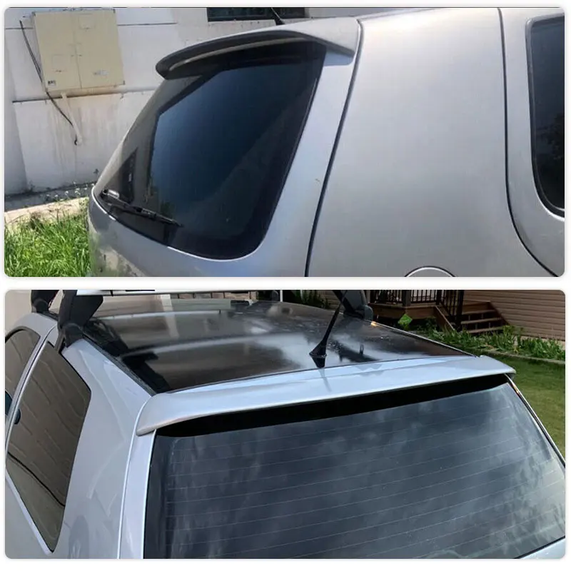 PU Gray Rear Roof Spoiler for Volkswagen VW Golf 4 IV MK4 Standard 1998-2004 Car Racing Rear Spoiler Roof Wing Window Trim