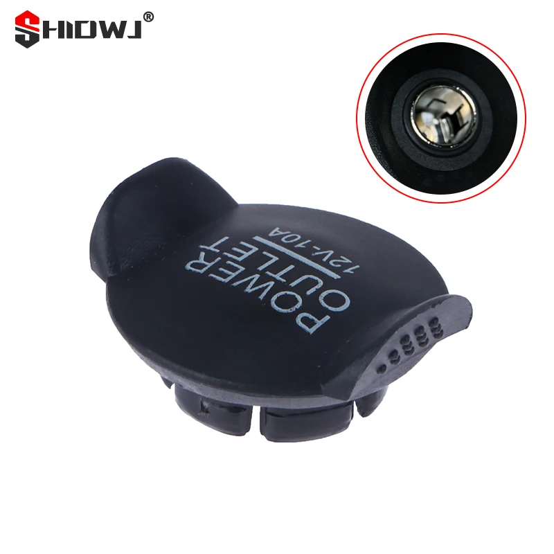 Waterproof Car Cigarette Lighter Outlet Cover 12V Power Socket Plug Universal Weatherproof Button Accessories