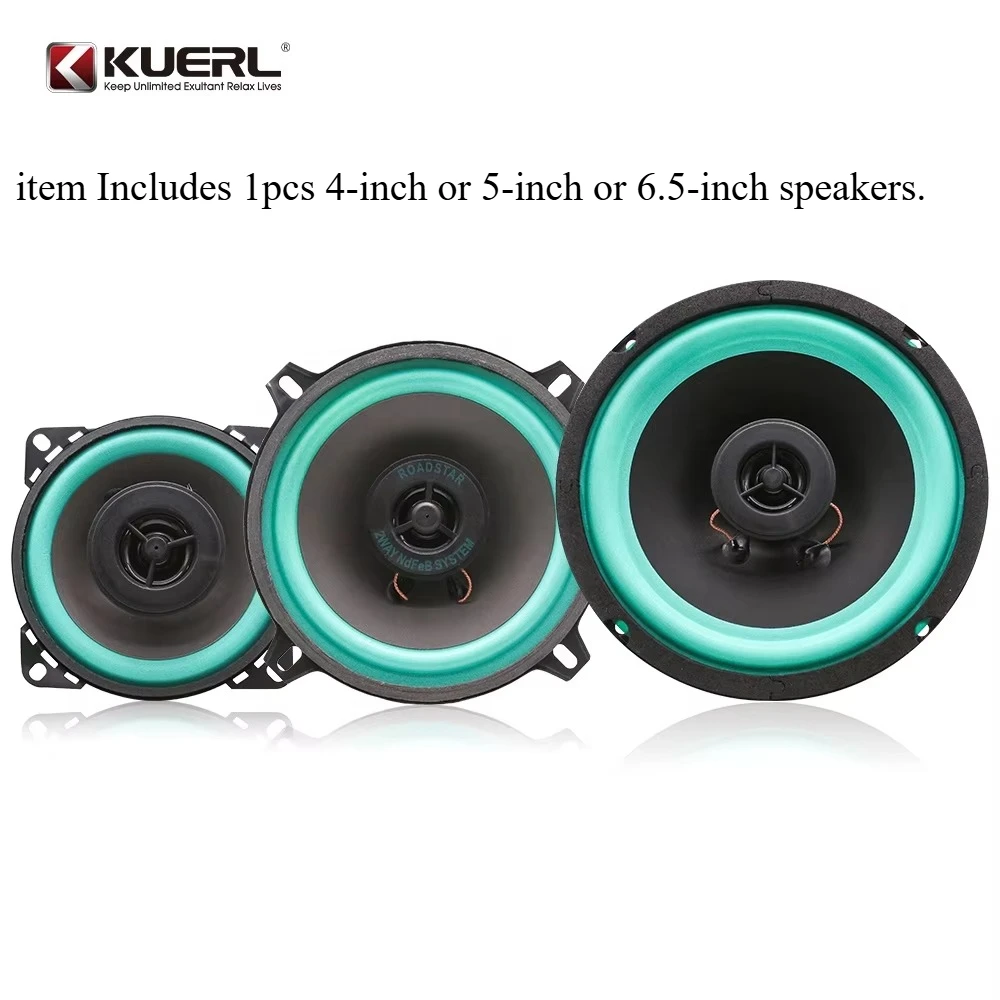 

Wholesale 4/5/6.5 Inch 4ohm Audio Music Stereo Full Range Frequency 90Hz-20kHz Car Door Speaker Good Sound Car Coaxial Speaker