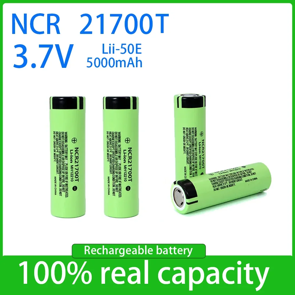 Lii-50E 21700 5000mah Rechargeable Battery 3.7V 5C discharge High Power batteries For High-power Appliances