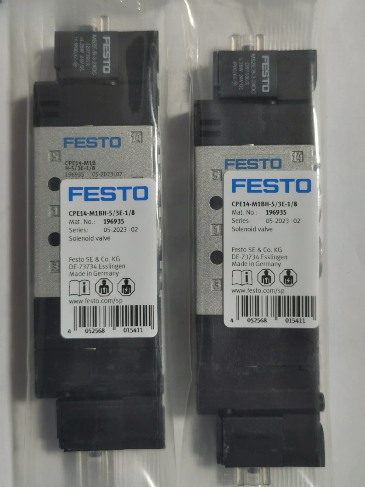 FESTO CPE24-M1H solenoid valve 163165 163166 163167 170265 170267