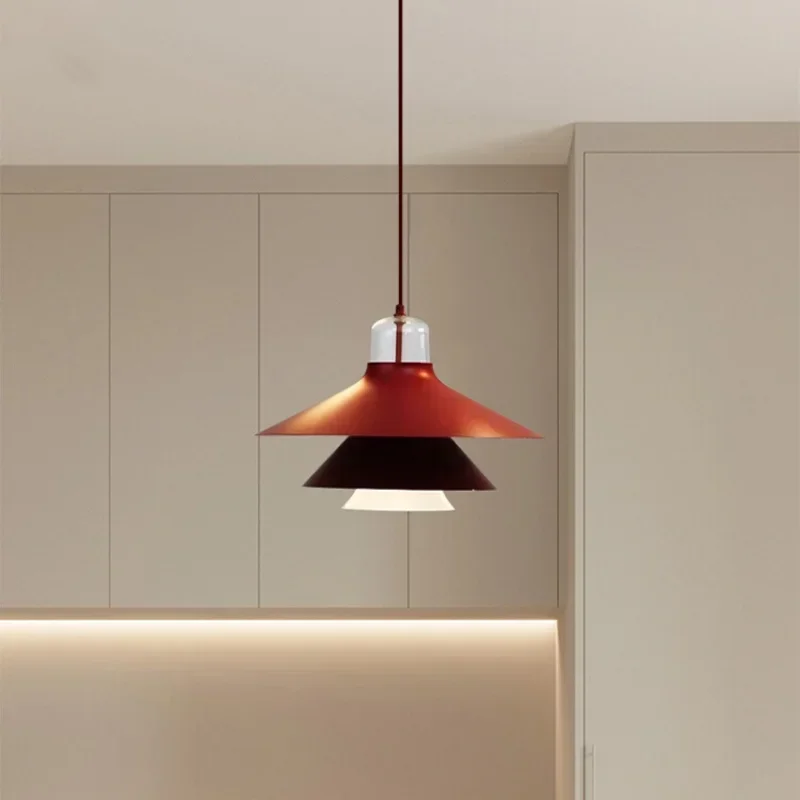 

Nordic Minimalist Aluminum Pendant Lights Modern Living Room Bar Coffee Shop Restaurant Bedroom Hanging Lamps Indoor Lighting