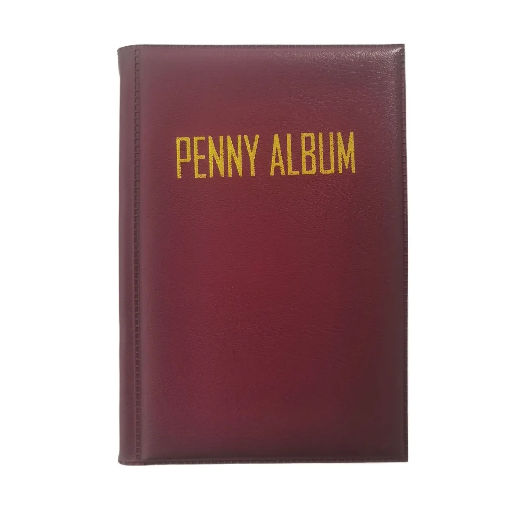 المحمولة لمكافحة خسر بيني جمع الألبوم الجلود البلاستيكية فيلم عملة التخزين المنظم متعدد الاستخدام 108 عملة جمع كتاب المنزل