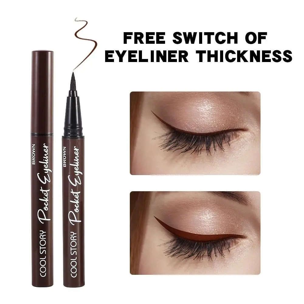 Long Lasting Waterproof Eyeliner Non-Sticky Quick Drying Color Longwearing Liquid Eyeliner Waterproof High Pigmented