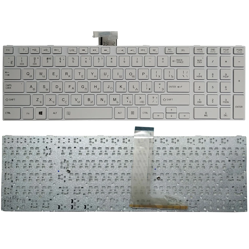 Ru rosyjska klawiatura do laptopa Toshiba satellite L50-A S50-A S50T-A S50D-A S55-A S55D-A S55T-A L70-A L75-A C70-A C75-A — zdjęcie 2