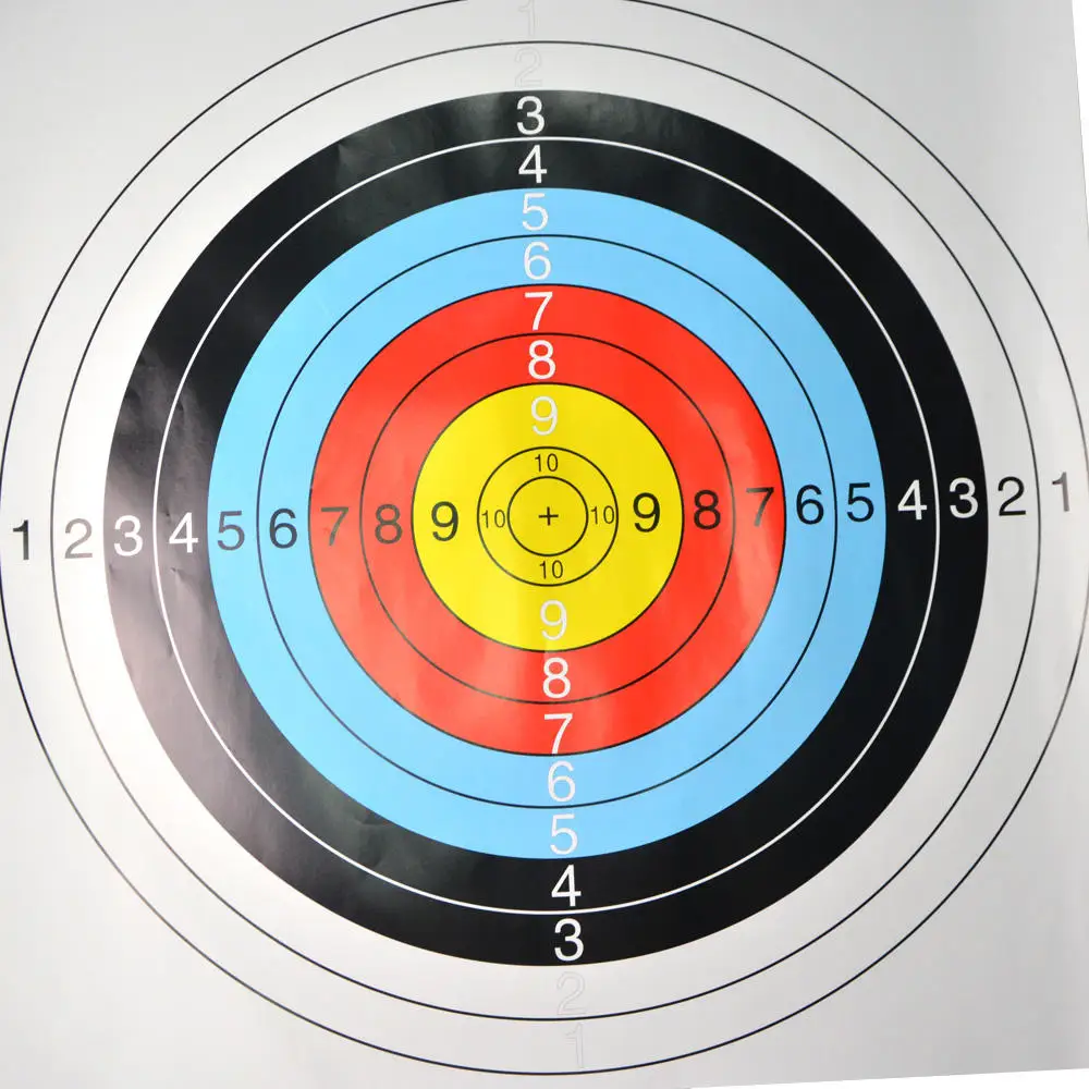 40X40cm Archery Target Paper for Arrow Bow Shooting Hunting Practice