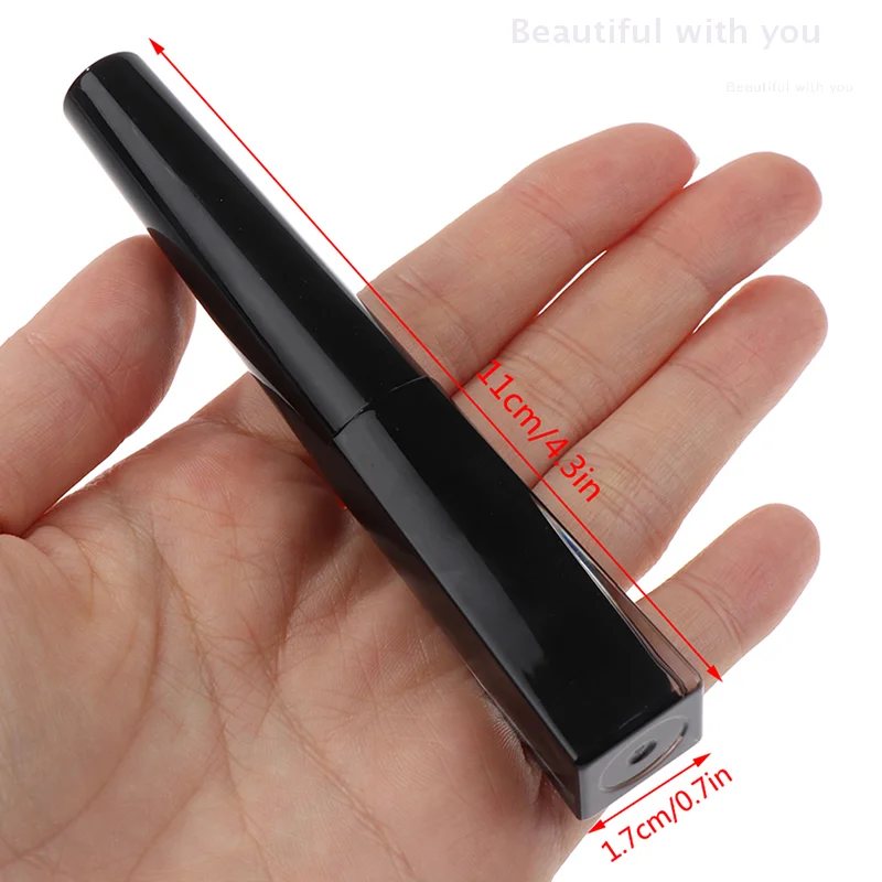 New1Pc 3 ミリリットル空のアイライナーチューブボトル黒容器アイライナーチューブまつげ成長液体チューブメイクアップツール