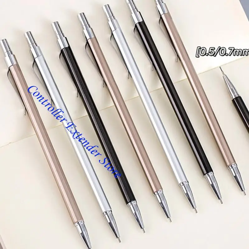 N84B 10pcs Механический карандаш 0,5 или 0,7 Автоматический карандаш для студентов -составной карандаш