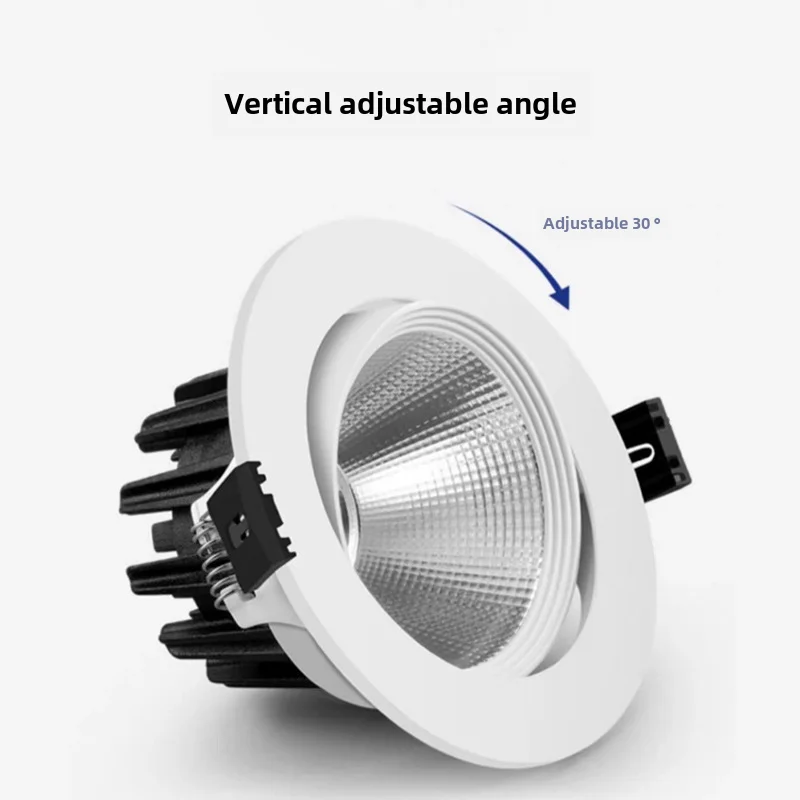 LED downlight embedded 7.5cm9.5cm10.5cm centimeter open hole ceiling spotlight living room small hole lamp AC220V