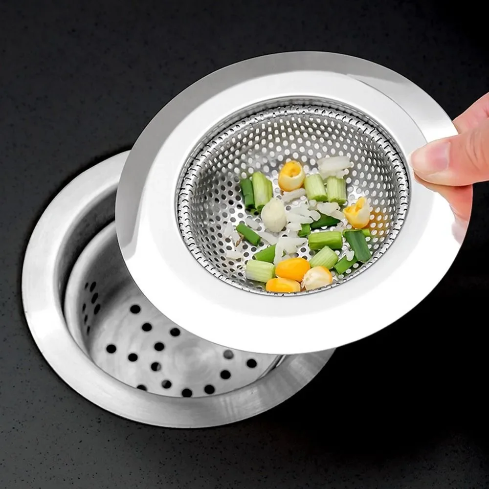 

Sink Strainer Stainless Steel Drain Stopper Floor Waste Plug Filter Lavabo Trap Kitchen Basin Bathroom Accessories