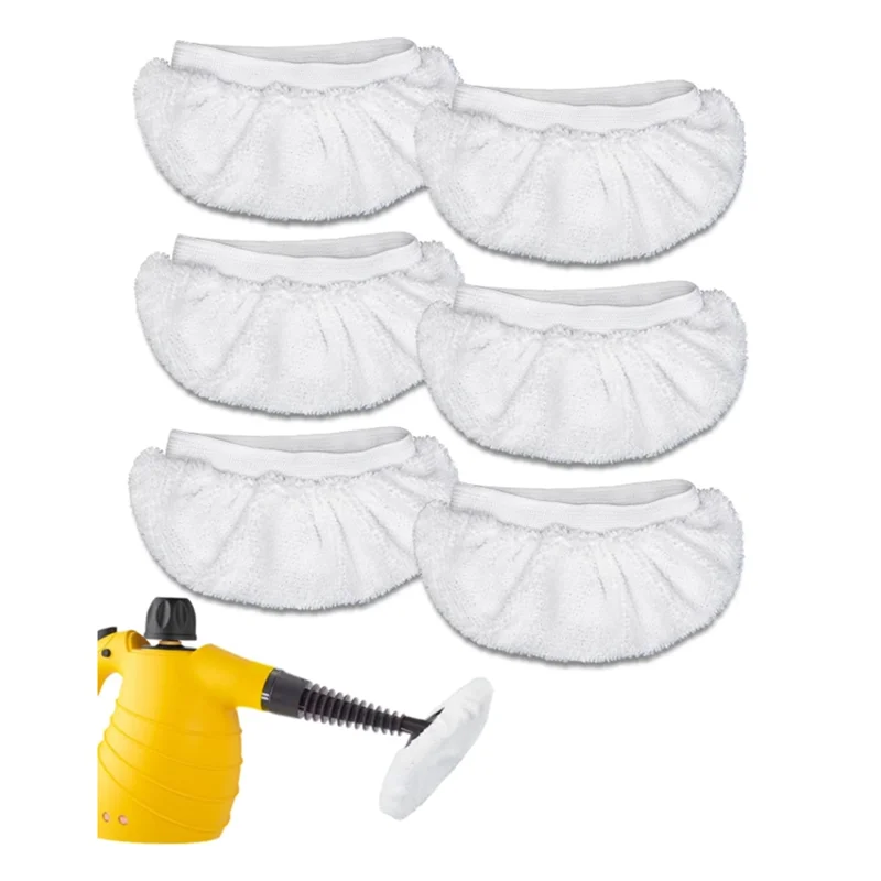 

TCF-6 Pcs Microfiber Steam Mop Pads For Bissell Steam Shot,Comforday,Pursteam,Wagner Spraytech Dupray Neat Steam Cleaner