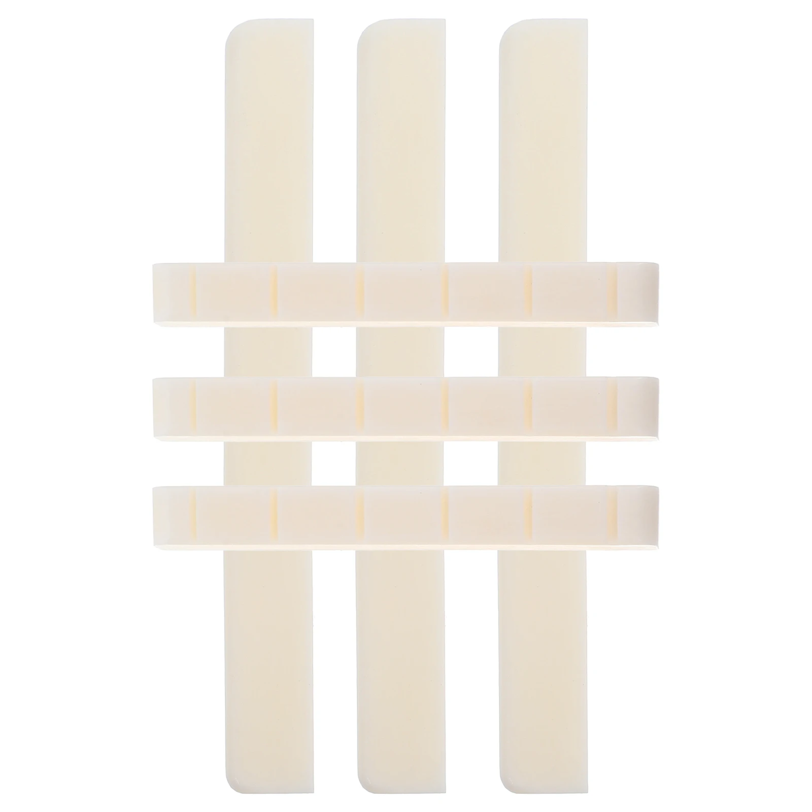

3 Pairs Beef Bone Nut Guitar Bridge Saddle Acoustic Replacement Instrument Accessories
