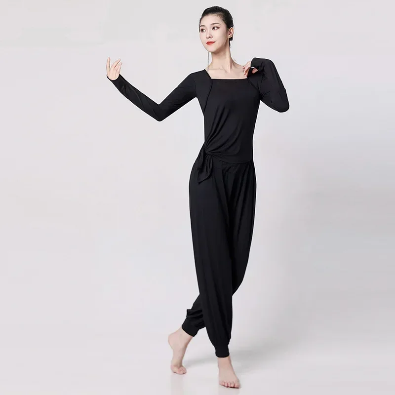 

Dance practice clothes, tops, art test body clothes, female students, Chinese modern dance clothes, training dance clothes