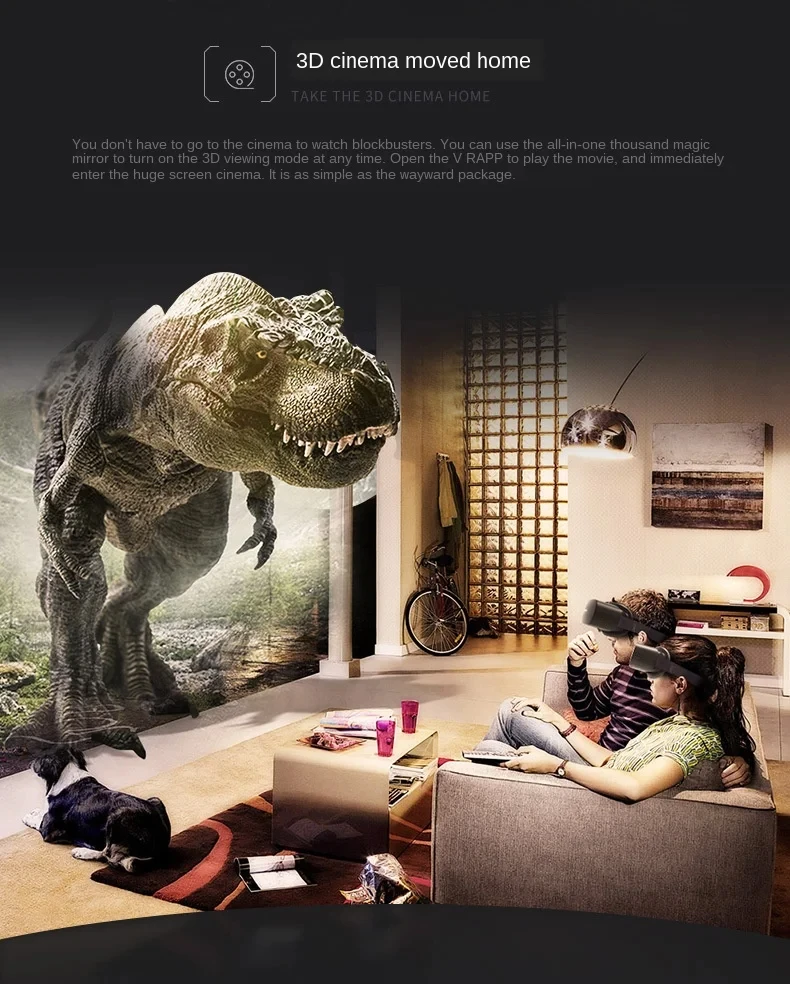 Original SC Ai06 2G+16G Smart AR Glasses 2K HD Screen Augmented Reality Support WIFI Bluetooth Operating System VR Glasses